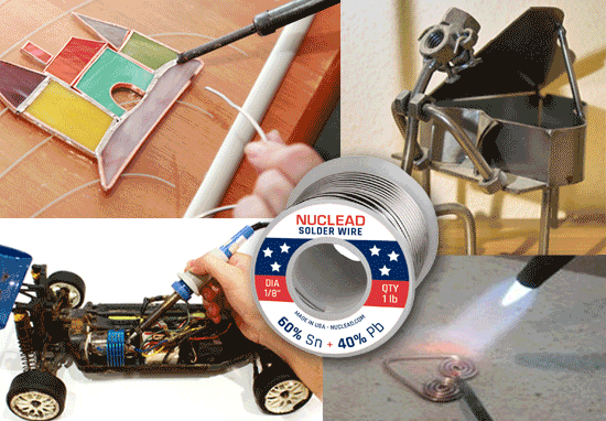 Nuclead offers Lead solder, silver solder, lead free solder, Bar solder, Wire Solder and lead cake
