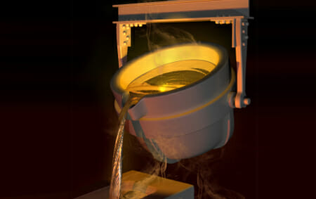 Custom Lead alloy pours including lead castings, zinc castings, and tin pours from Nuclead
