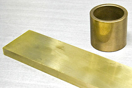 Bronze round & flat stock